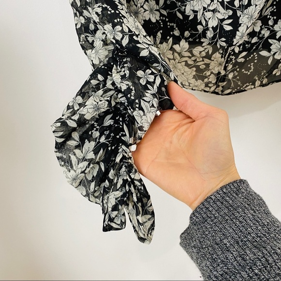 NEW Zara floral crop top - Picture 5 of 6